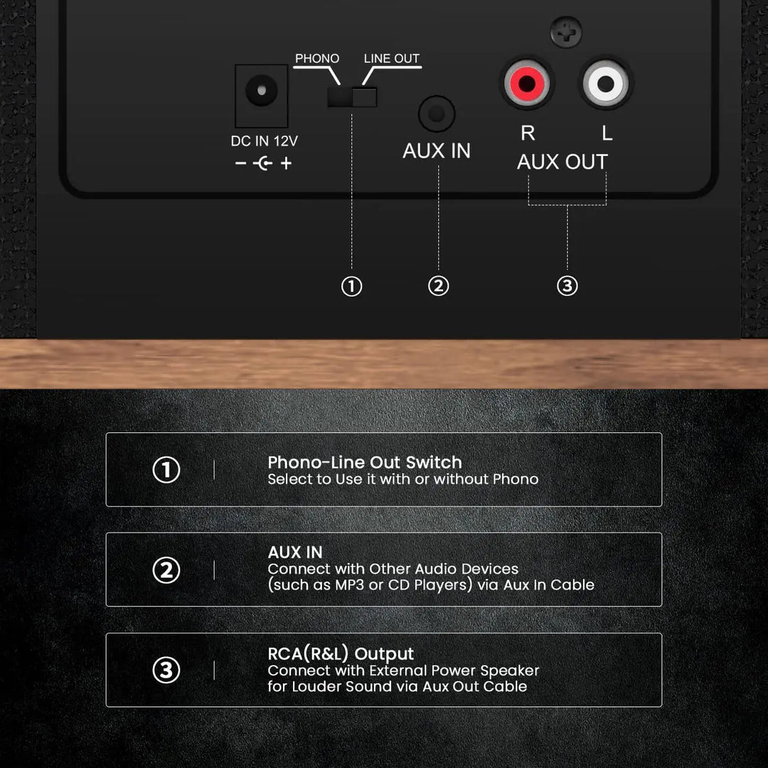 AngelsHornAngels Horn H019: High-Quality Vintage Record Player for Audiophiles