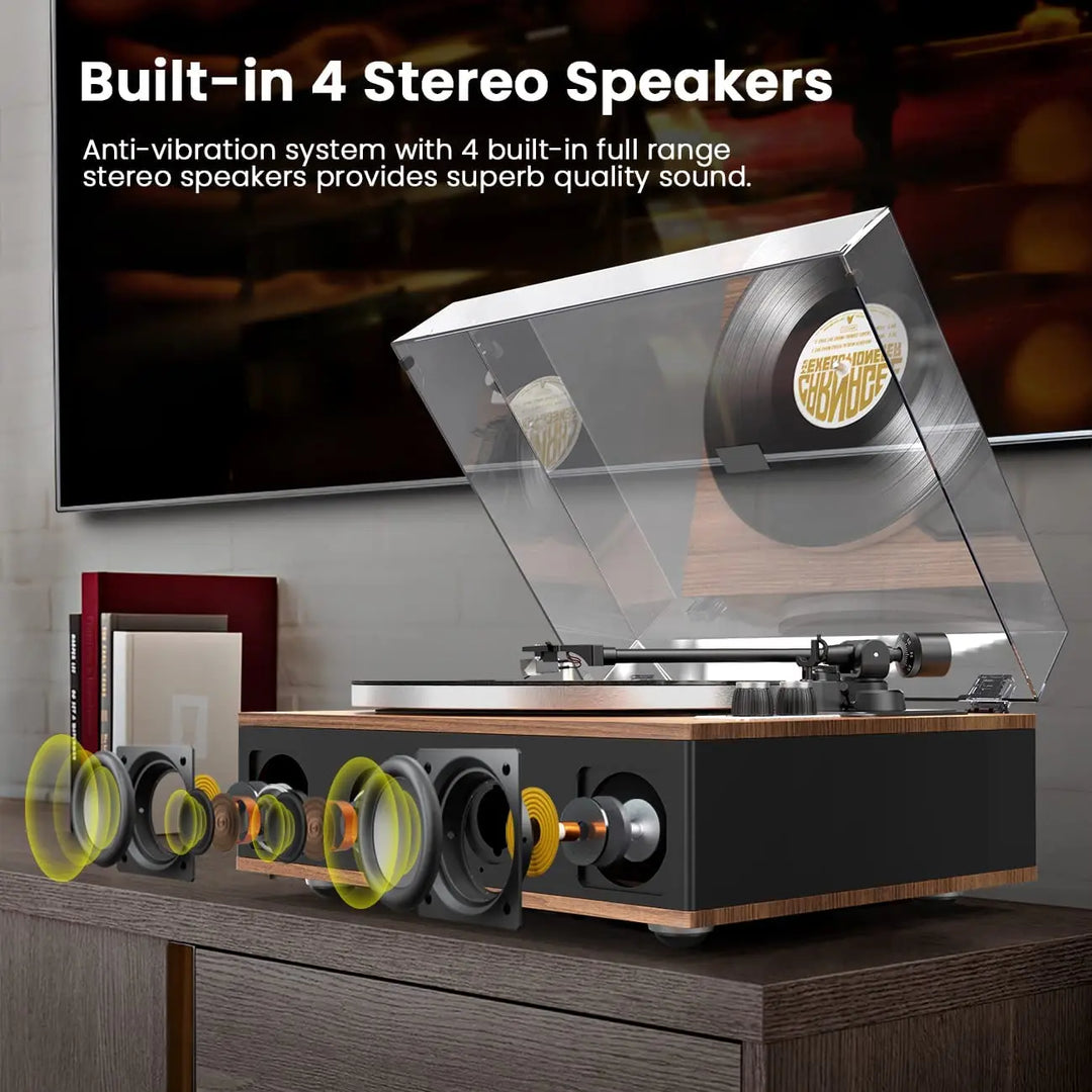 AngelsHornAngels Horn H019: High-Quality Vintage Record Player for Audiophiles