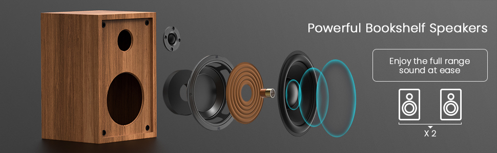 Powerful Bookshelf Speakers