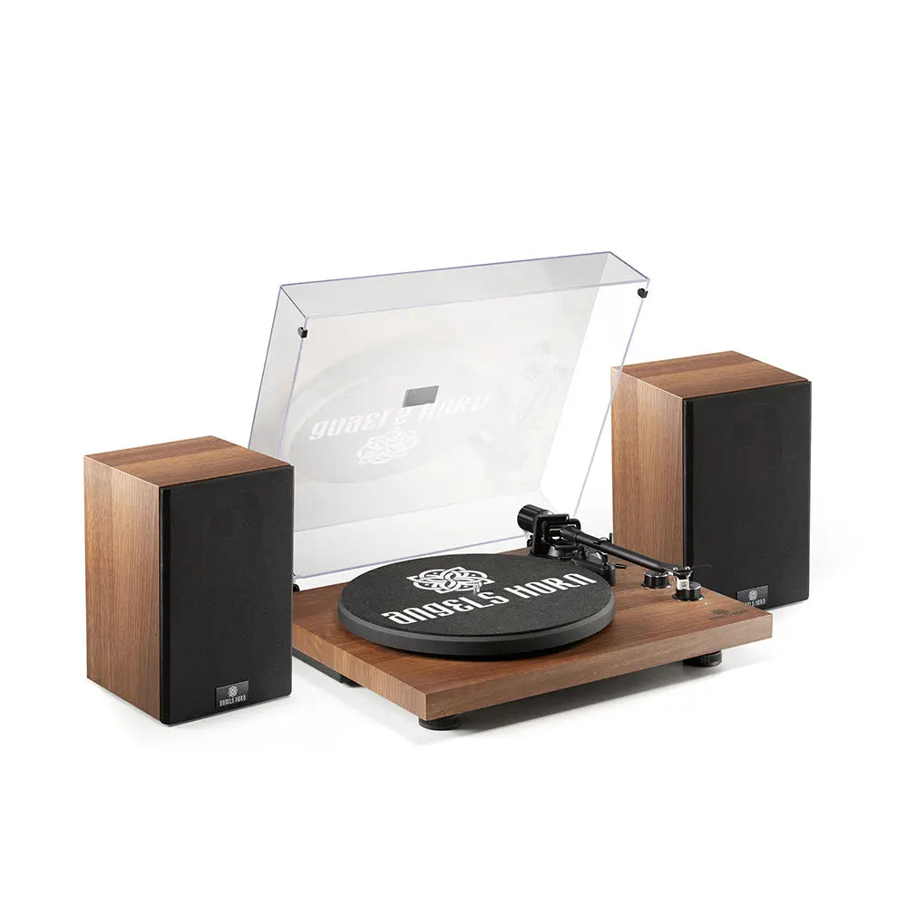 AngelsHornBluetooth Turntable with Speakers: Angels Horn H00501 Hi-Fi Experience