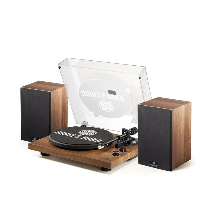 AngelsHornBluetooth Turntable with Speakers: Angels Horn H00501 Hi-Fi Experience