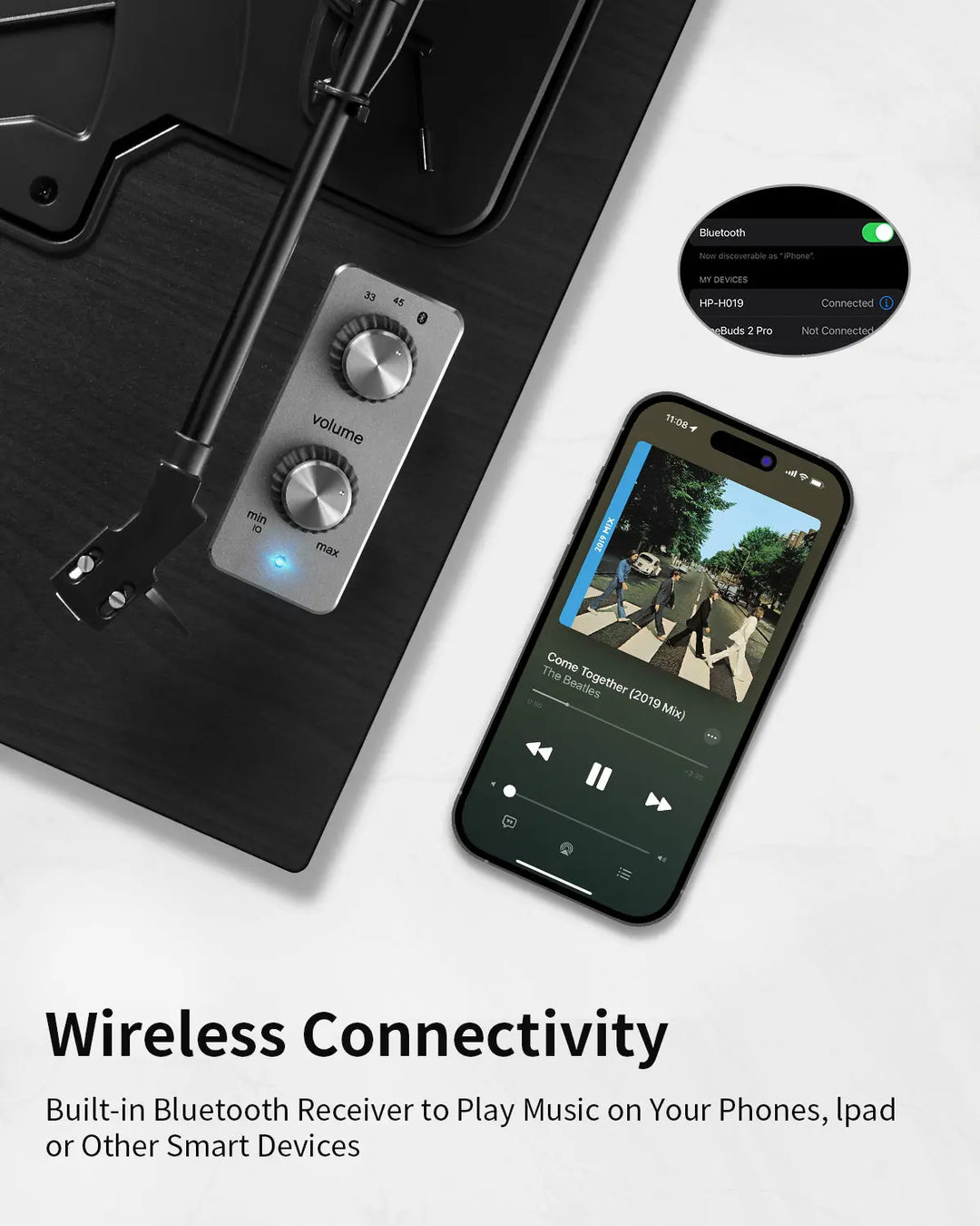 AngelsHornAngels Horn H019: High-Quality Vintage Record Player for Audiophiles