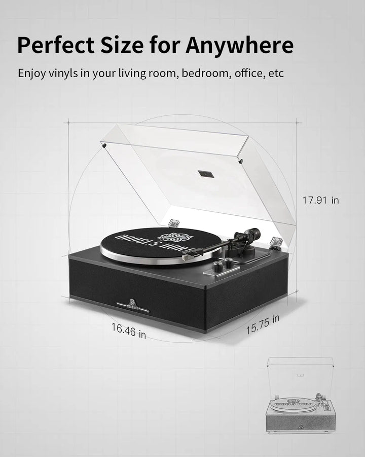 AngelsHornAngels Horn H019: High-Quality Vintage Record Player for Audiophiles