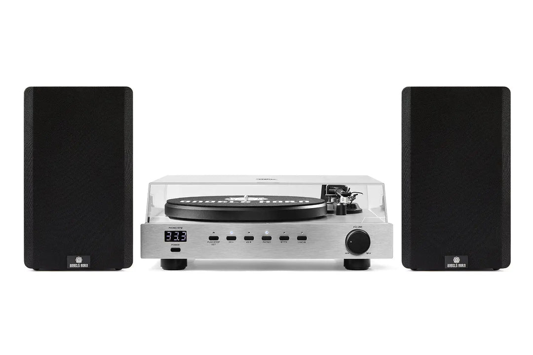 Angels Horn Phantom: Premium Bluetooth Turntable with Advanced Features - AngelsHorn