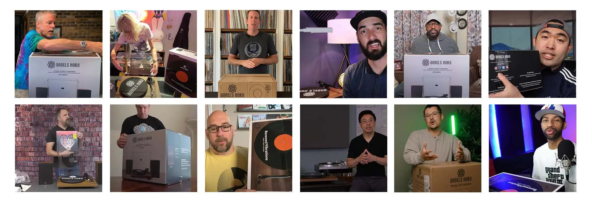 Bluetooth Turntable AngelsHorn