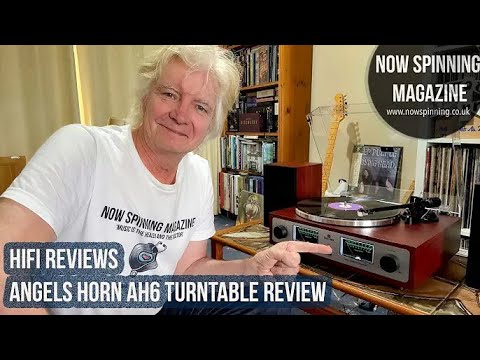 Angels Horn AH6 Hi-Fi Turntable System – Premium Vinyl Record Player with Bookshelf Speakers